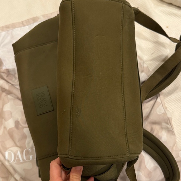 Dagne Dover Moss Green Diaper Backpack, size large - Picture 8 of 12